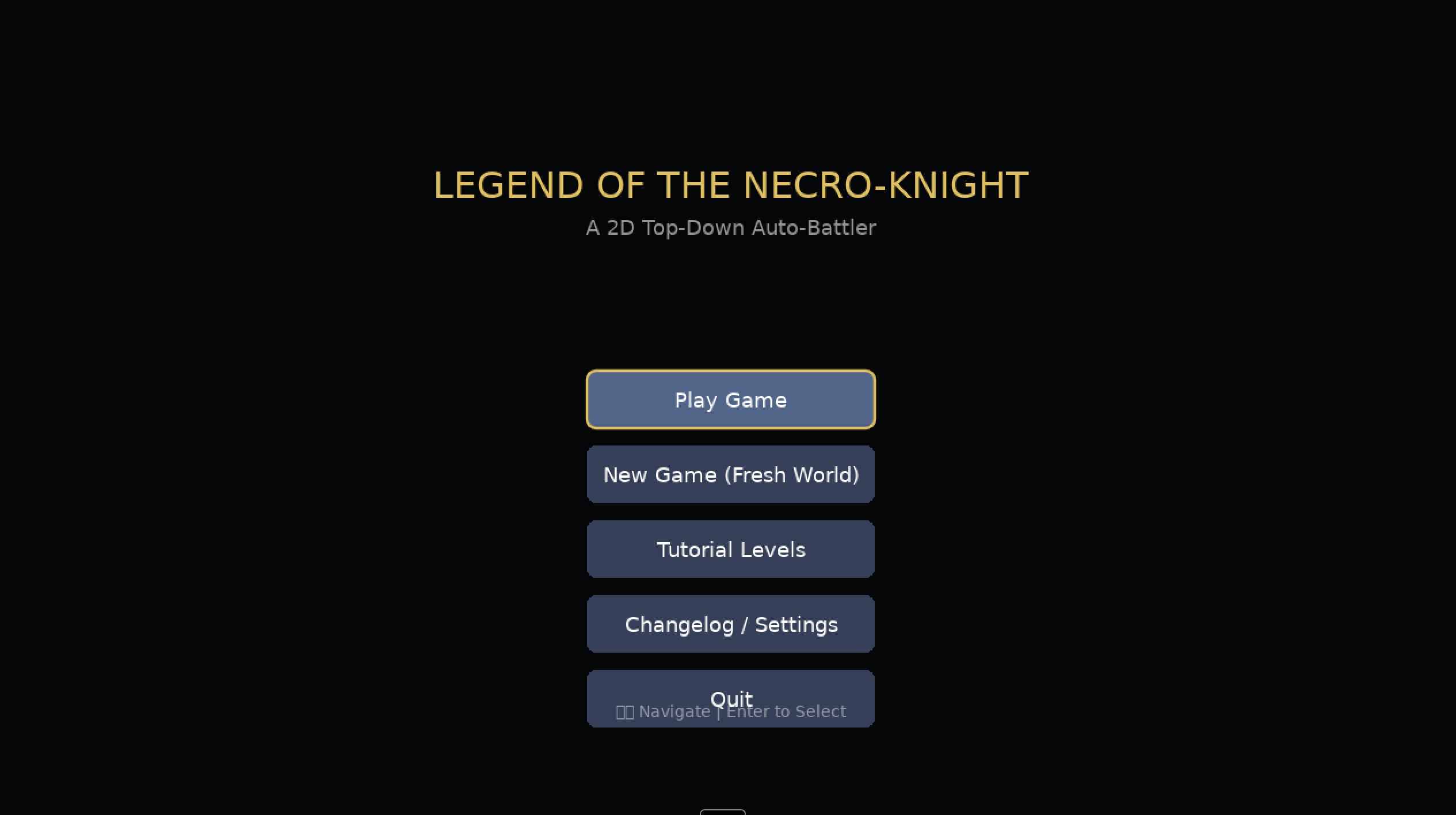 Game Menu